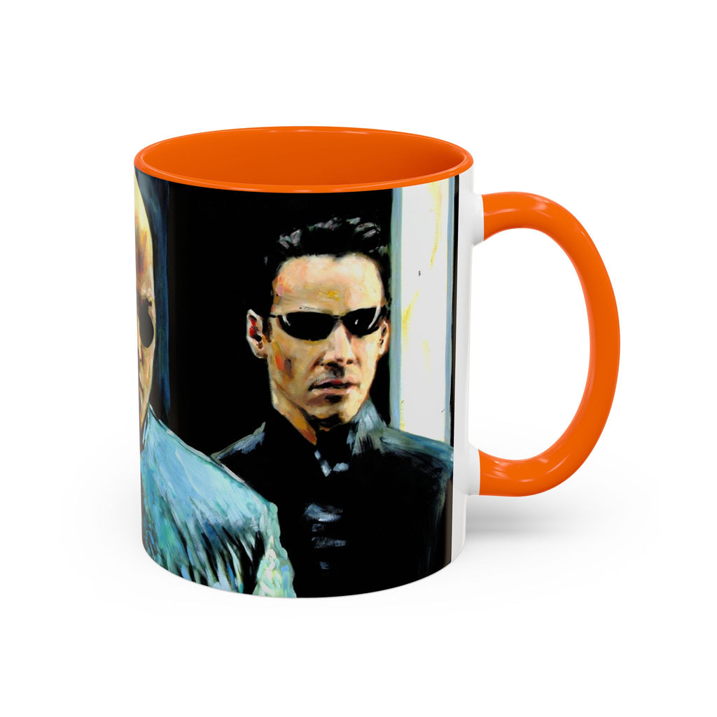 Coffee Mug, Matrix Movie Cups Morpheus Design, Unique Tea Cup Gift, Film Buff Present, Geeky Kitchen Decor, Sci-Fi Fan Mug, Movie Lover Gift