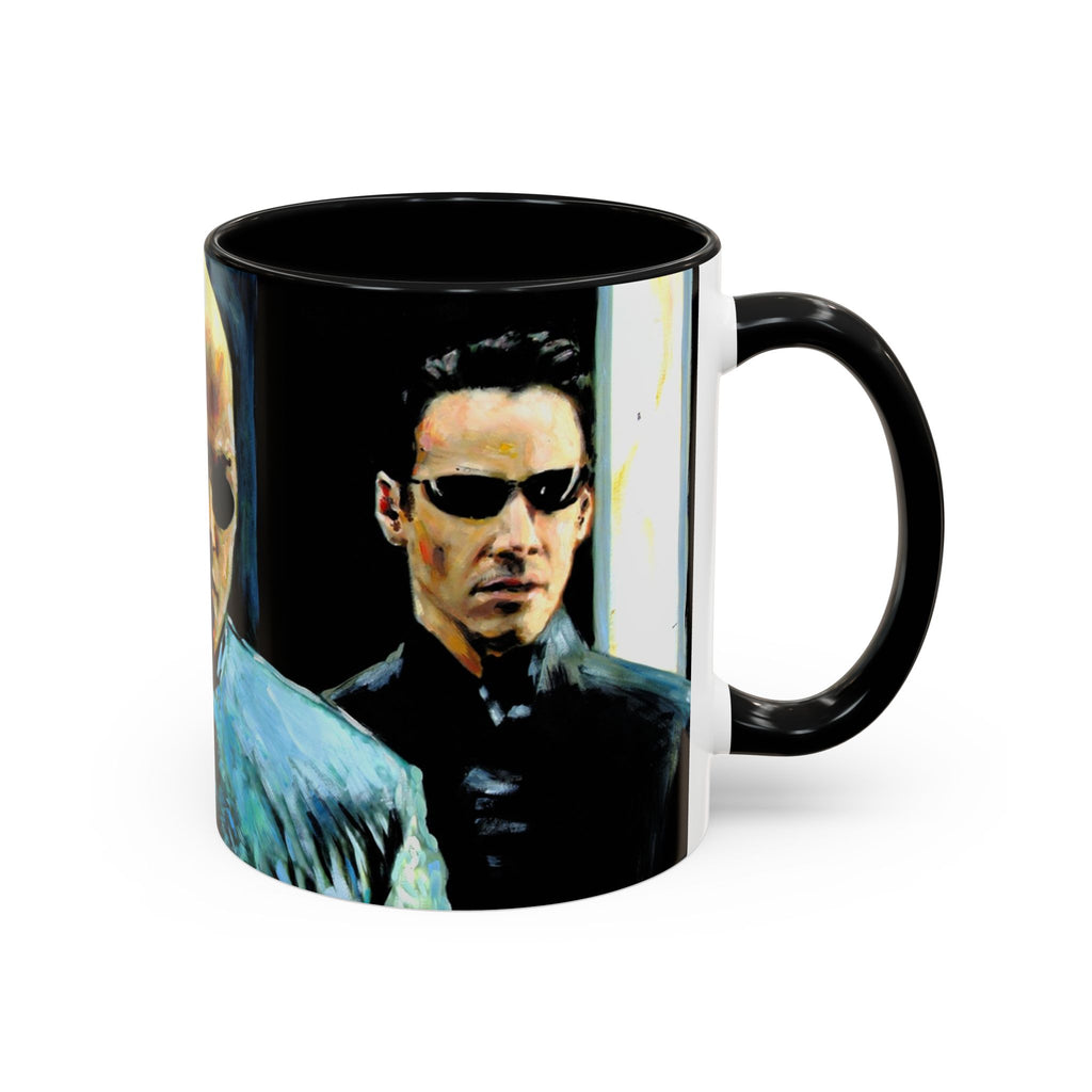 Coffee Mug, Matrix Movie Cups Morpheus Design, Unique Tea Cup Gift, Film Buff Present, Geeky Kitchen Decor, Sci-Fi Fan Mug, Movie Lover Gift