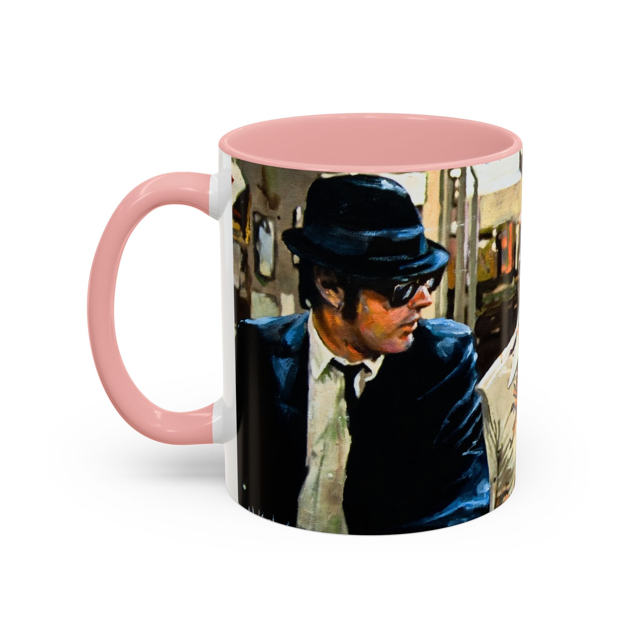 Coffee Mug, Blues Brothers Mugs, Music Lover Gift, Ceramic Cup, Movie Fan, Retro Drinkware