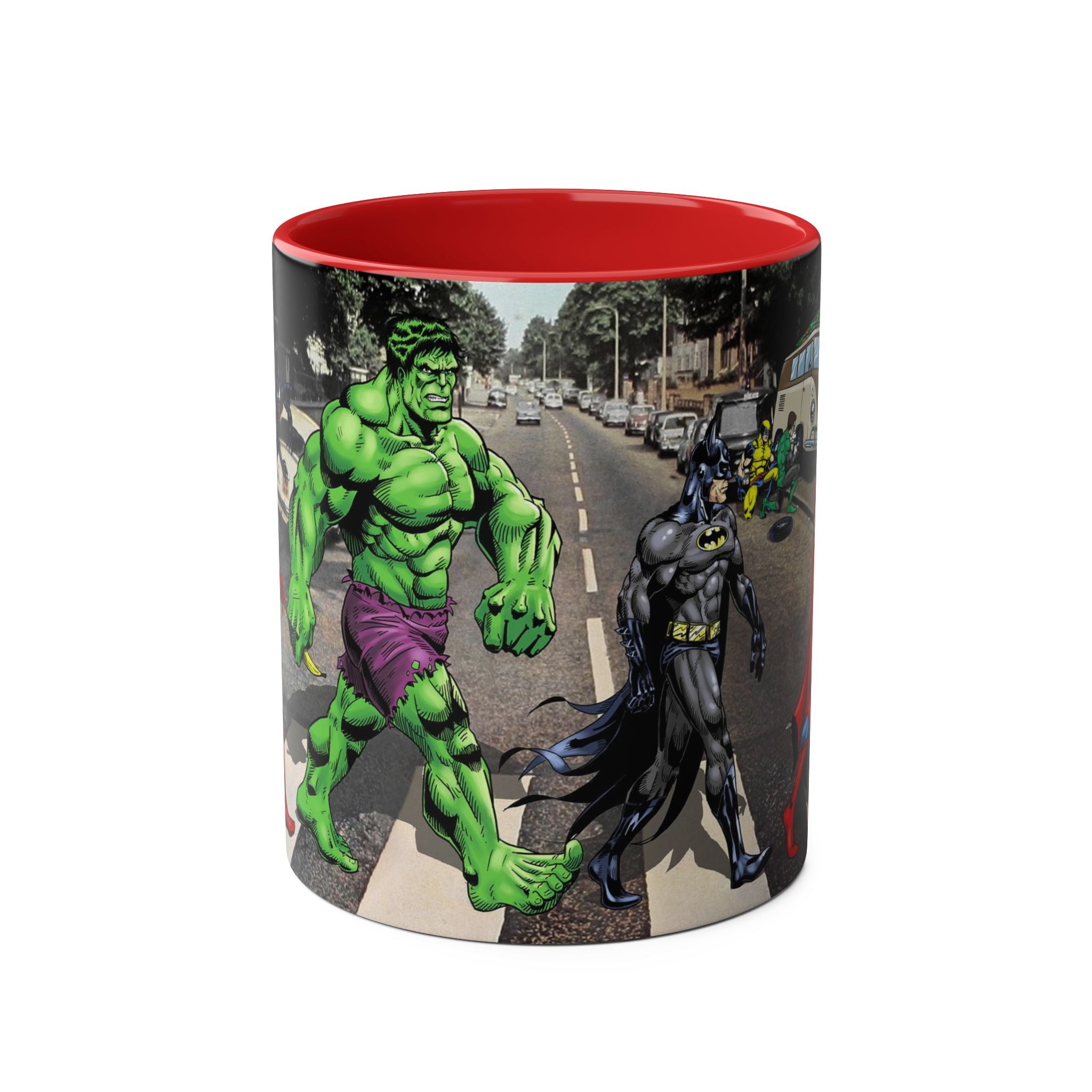 Marvel Hulk Two-Tone Coffee Mug – Superhero Fan Gift, 11oz Ceramic Cup