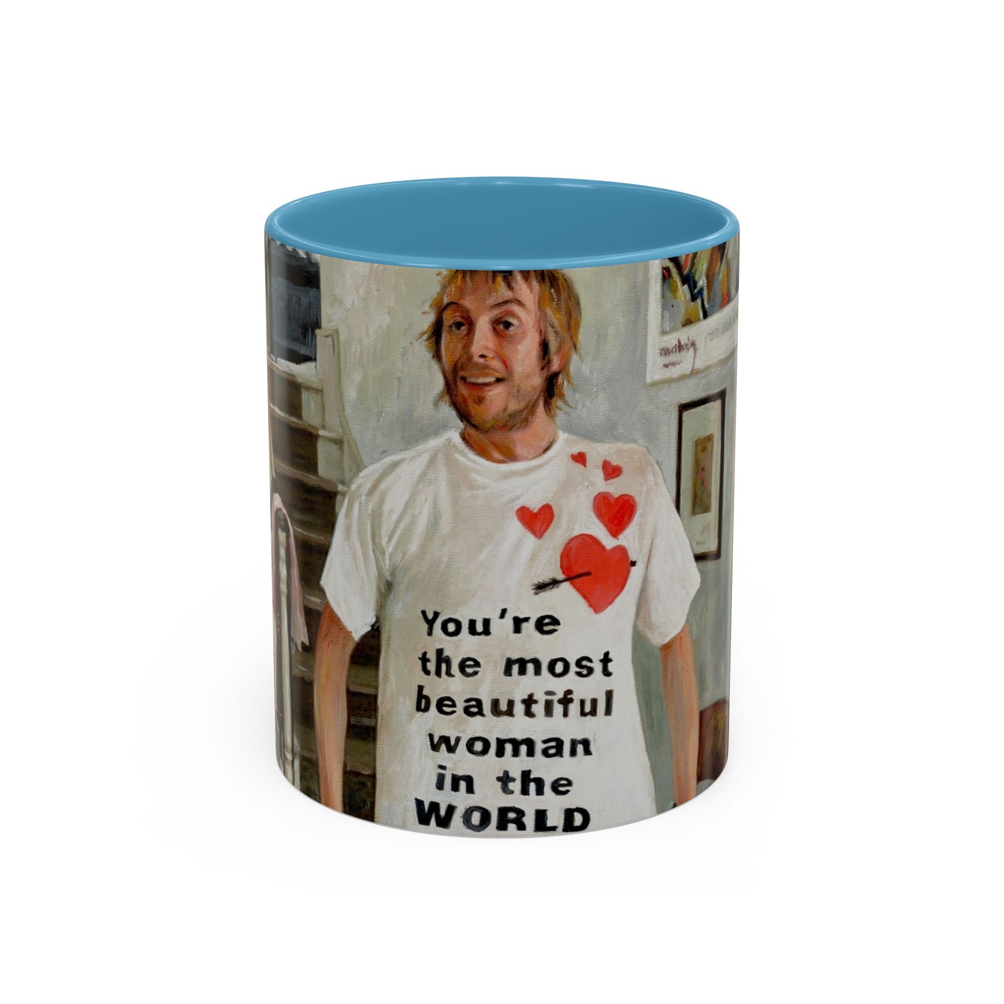 Coffee Mug, Notting Hill Movie, Spike, You Are the Most Beautiful Woman in the world  Mug, Romantic Mug, Film Lover Gift