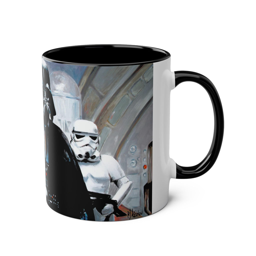 Darth Vader Abstract -Starwars- Art Mugs Two-Tone Coffee Mugs, 11oz