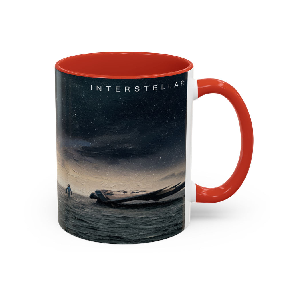 Interstellar Adventure Coffee Mug, Cosmic Mug for Space Lovers, Unique Gift for Astronauts, Artful Tea Cup, Perfect for Home or Office