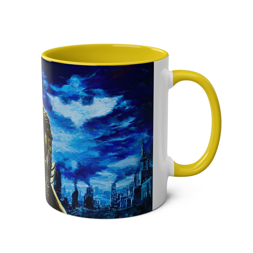 Batman Hero Abstract Two-Tone Coffee Mugs, 11oz
