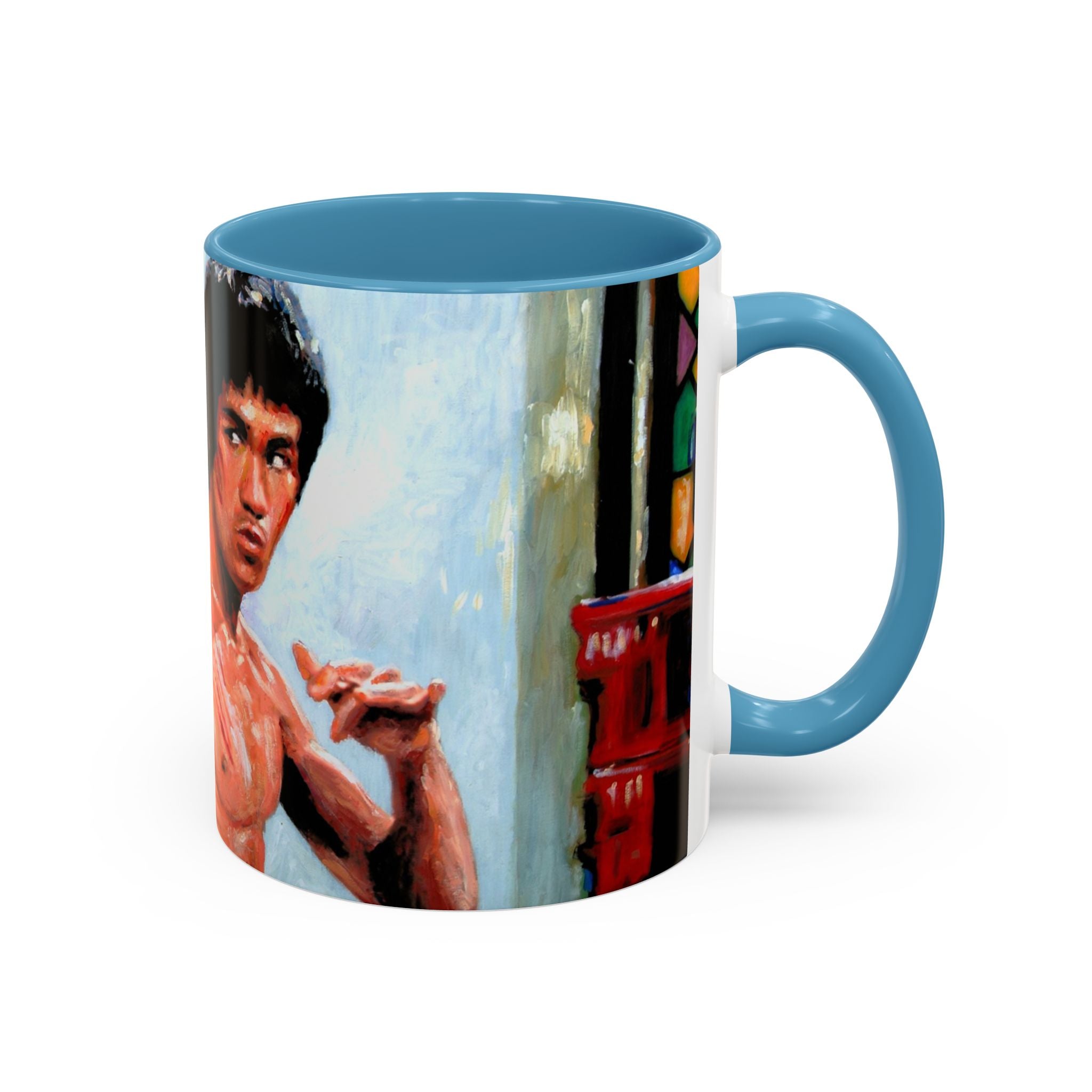 Bruce Lee Mug, Martial Arts Coffee Cup, Kung Fu Drinkware, Actor Tea Mug, Legend Gift for Men