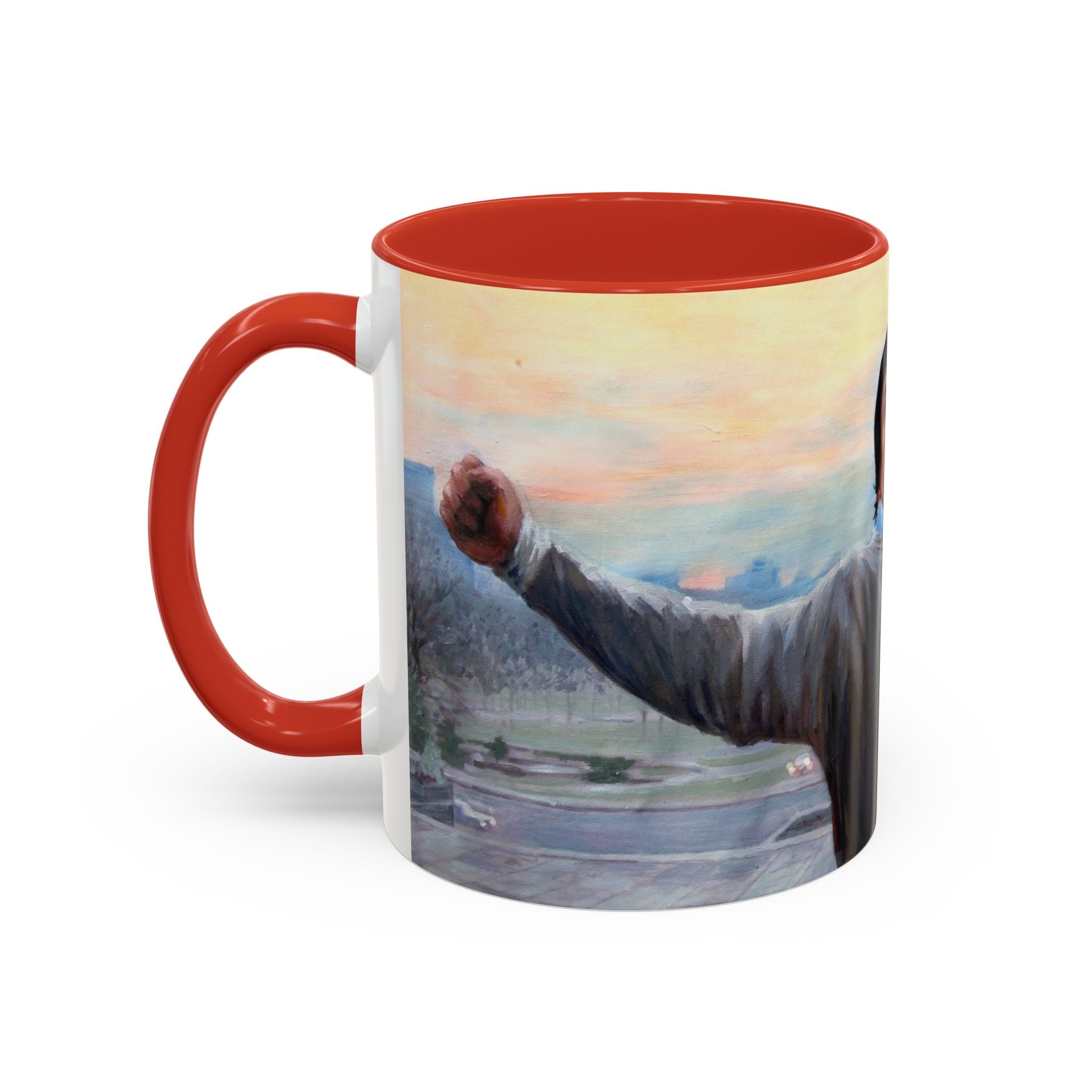 Mug, Rocky Inspired Boxing Fan Gift Coffee Cup, Sports Movie Fan Art, Balboa Knockout, Inspirational Unique Retro Film Collector,