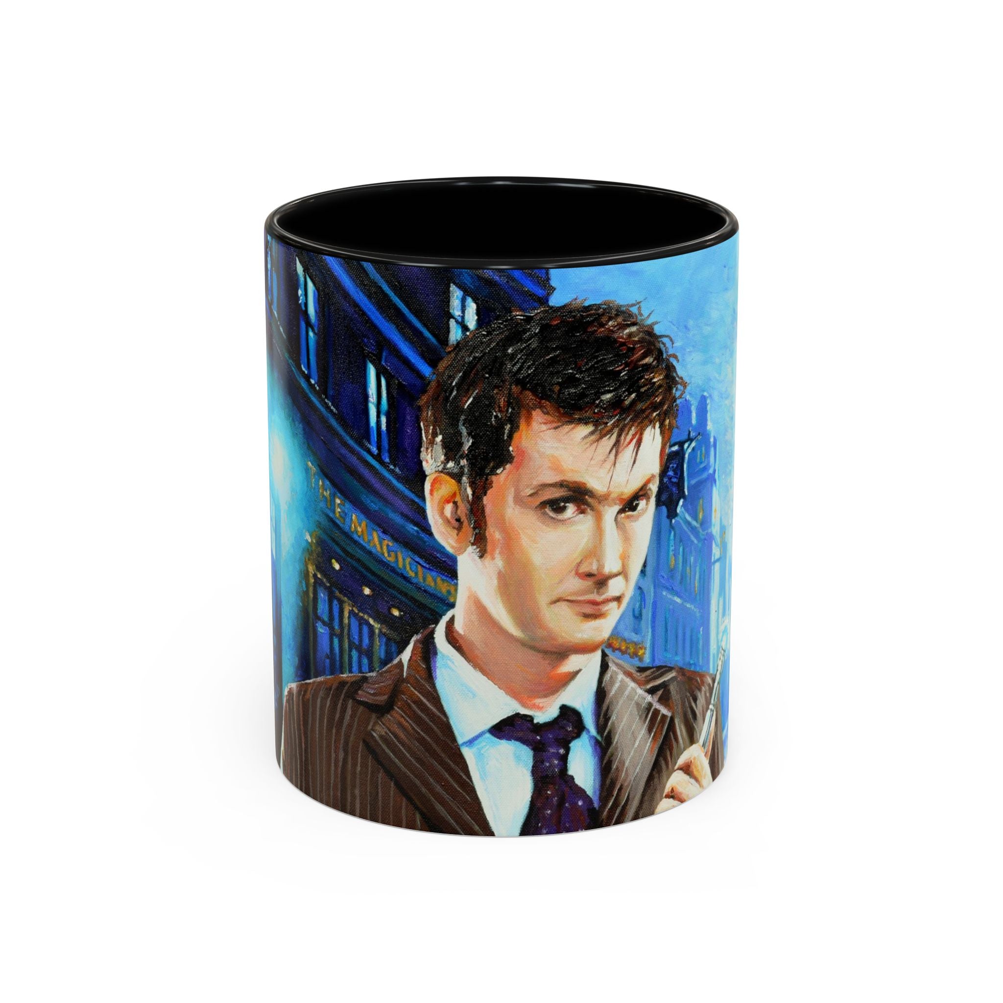 Coffee Mug, Dr Who Mug, Tardis Design, Geeky Mug, Doctor Who Fan Gift, Tea Cup