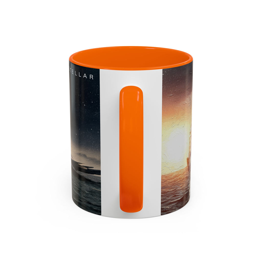 Interstellar Adventure Coffee Mug, Cosmic Mug for Space Lovers, Unique Gift for Astronauts, Artful Tea Cup, Perfect for Home or Office