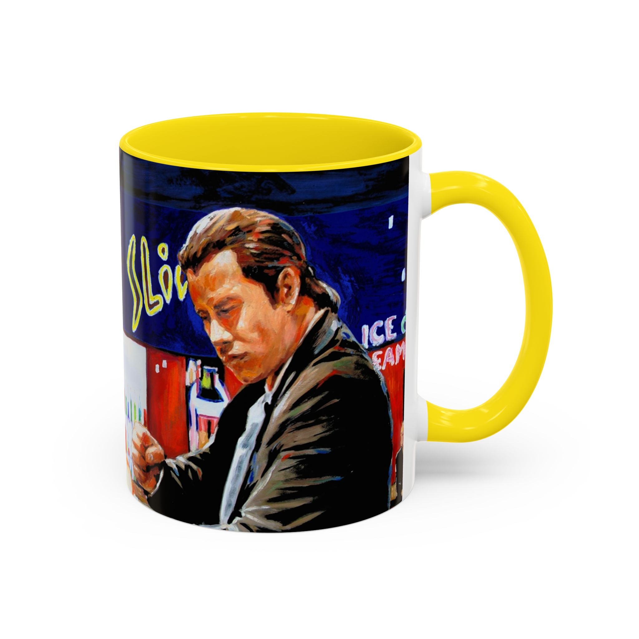 Pulp Fiction Dance Mug, Movie Lover Gift, Funny Movie Mug, Film Buff Cup, Novelty Gift, Cinematic Dishware