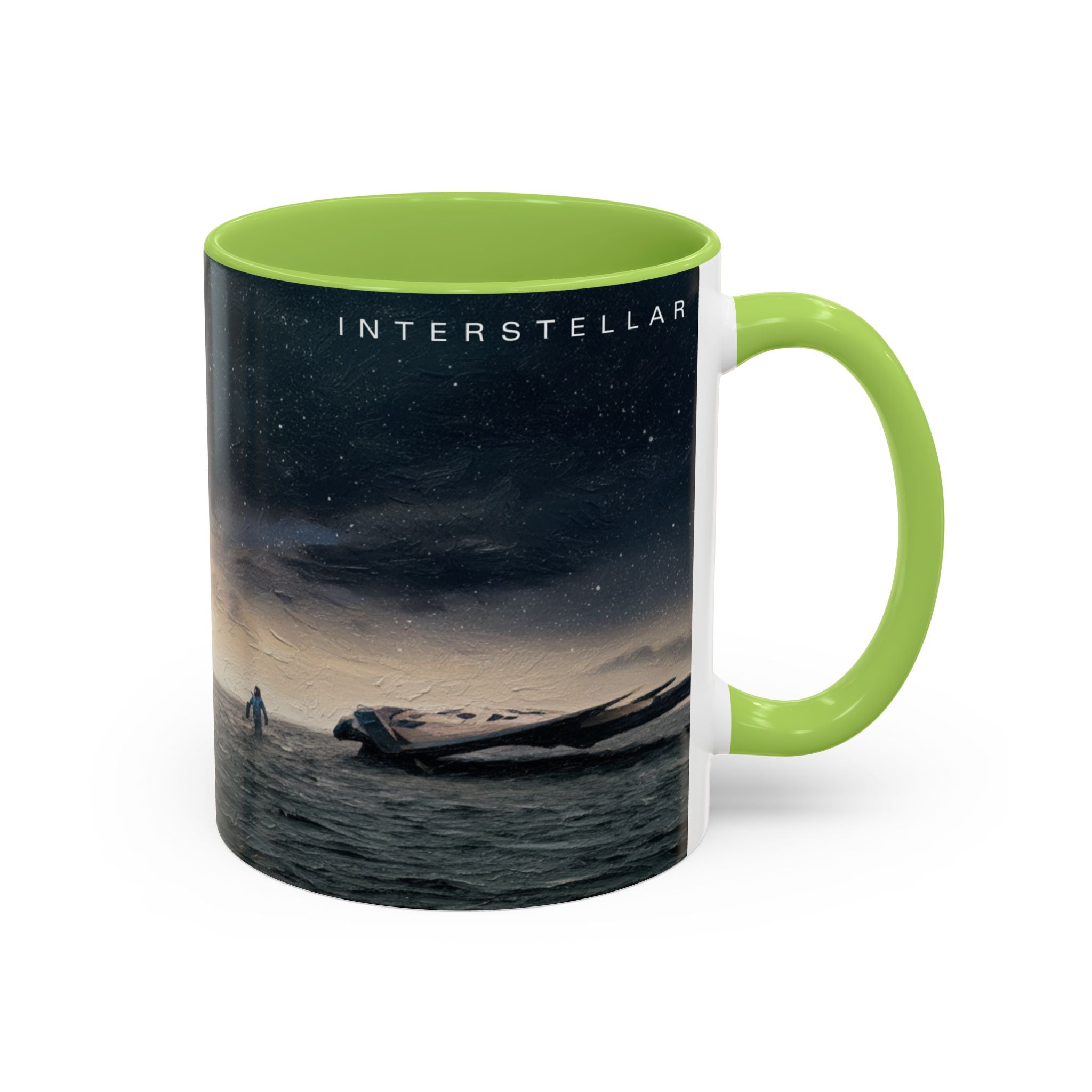 Interstellar Adventure Coffee Mug, Cosmic Mug for Space Lovers, Unique Gift for Astronauts, Artful Tea Cup, Perfect for Home or Office