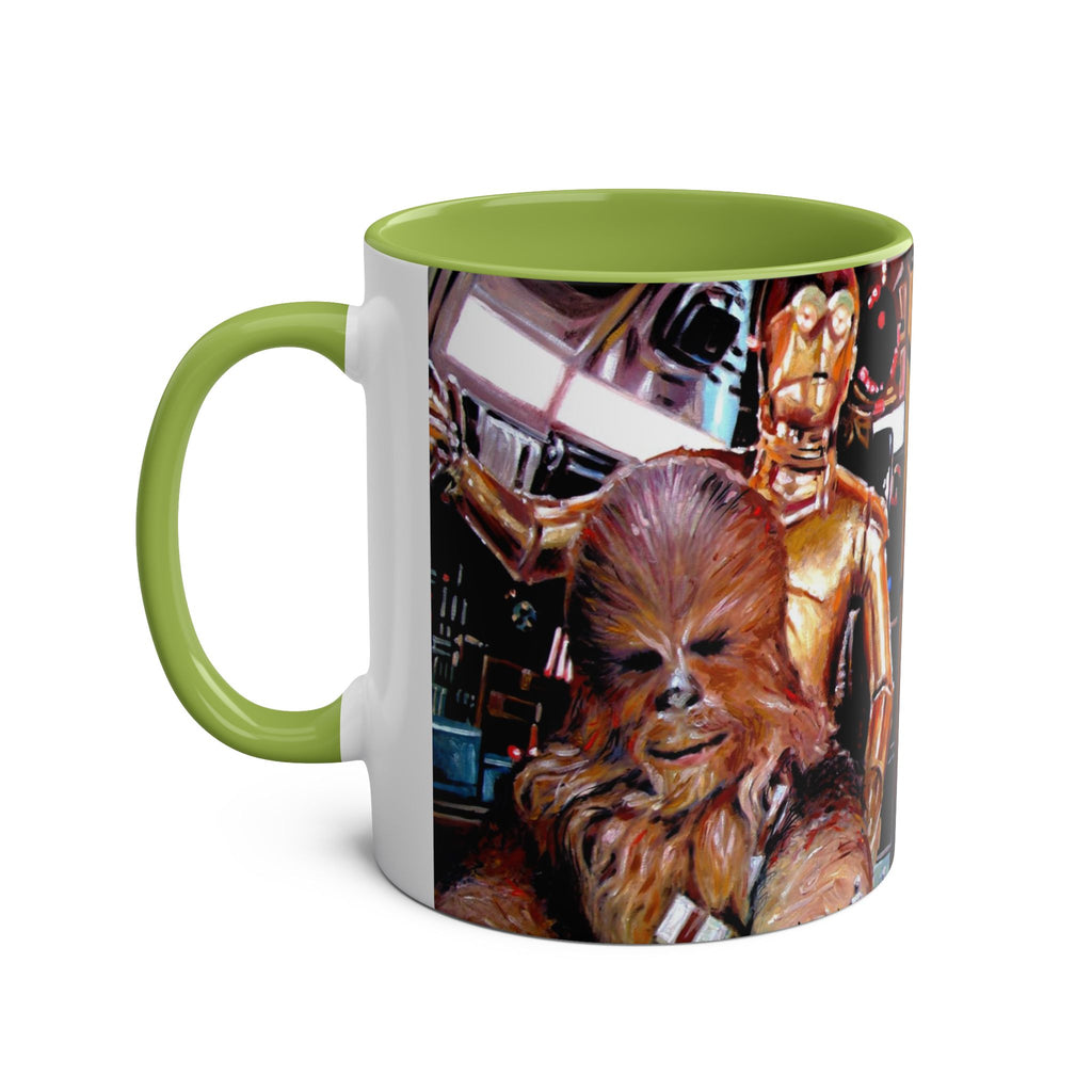 Starwars  Abstract -Star Wars Princess Leia 'Well Behaved'   Two-Tone Coffee Mugs, 11oz