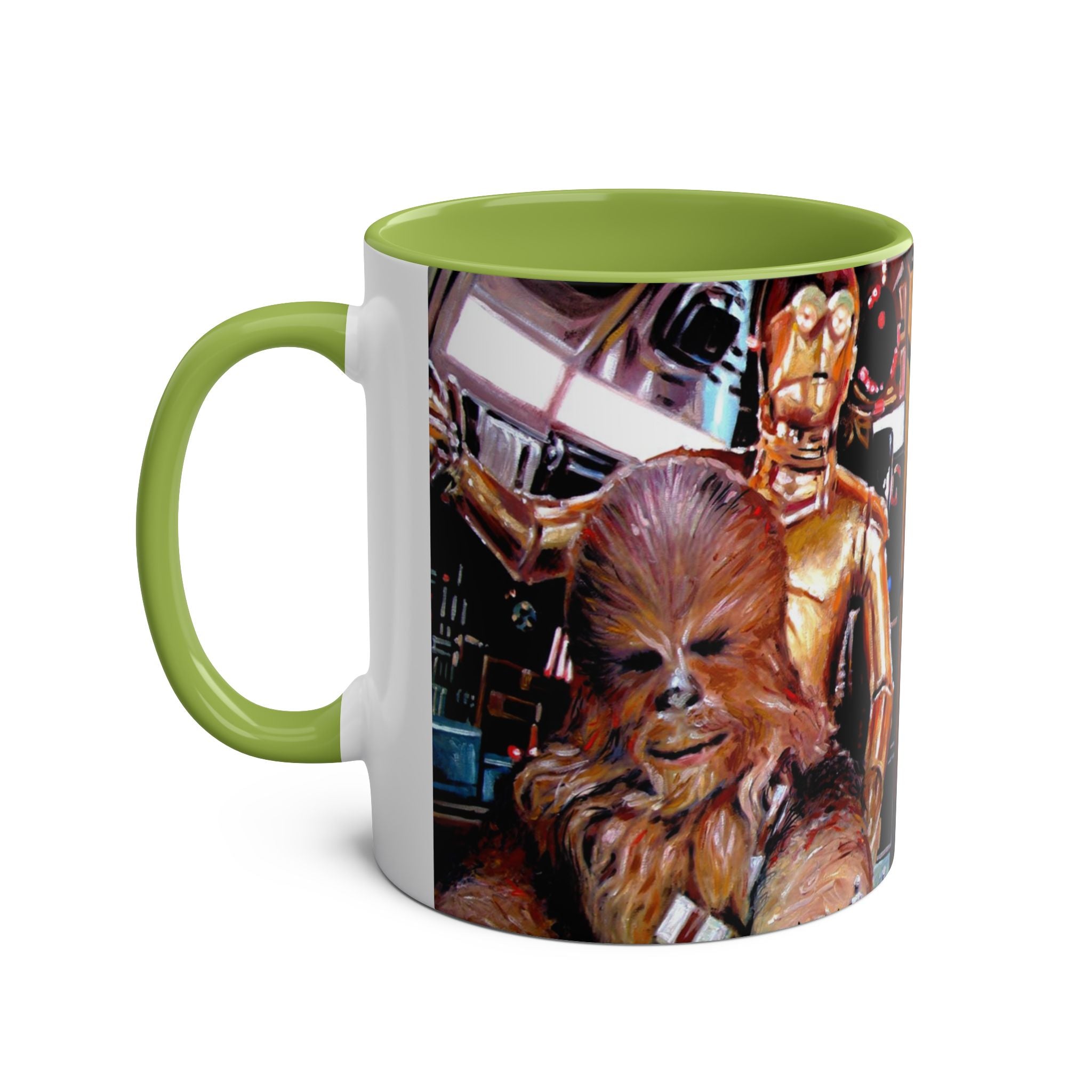 Starwars  Abstract -Star Wars Princess Leia 'Well Behaved'   Two-Tone Coffee Mugs, 11oz