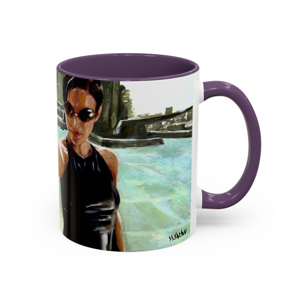 Coffee Mug, matrix movie cups trinity, Geek Gift, Cyberpunk Cup, Sci-Fi Fan Present, Film Lover Drinkware