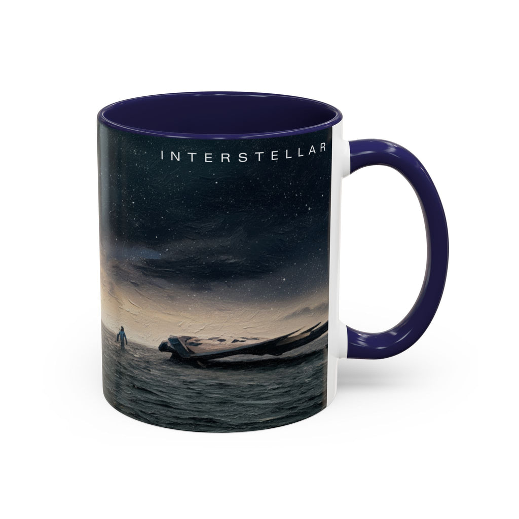 Interstellar Adventure Coffee Mug, Cosmic Mug for Space Lovers, Unique Gift for Astronauts, Artful Tea Cup, Perfect for Home or Office