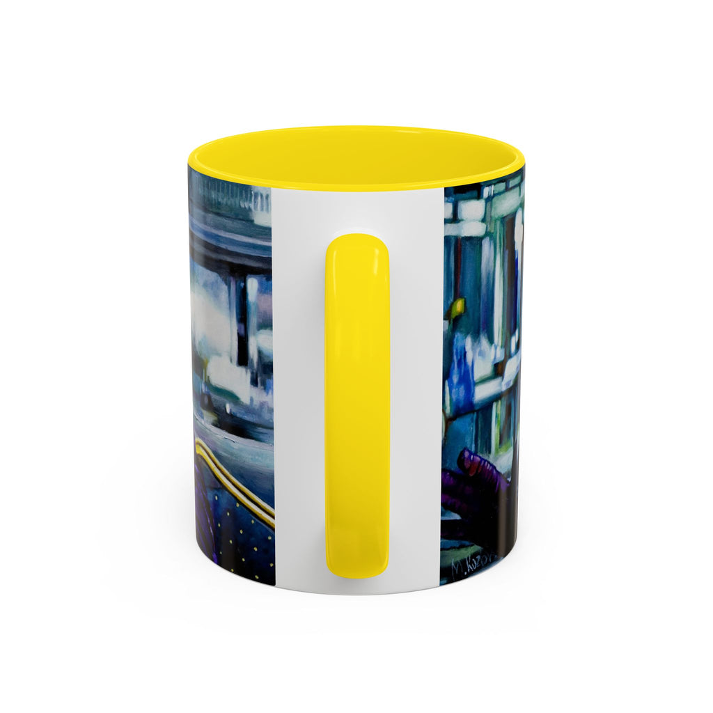 Dark Clown Villain Mug Hand-Painted Style Fan Art Pop Culture Coffee Cup  Comic Inspired Gift