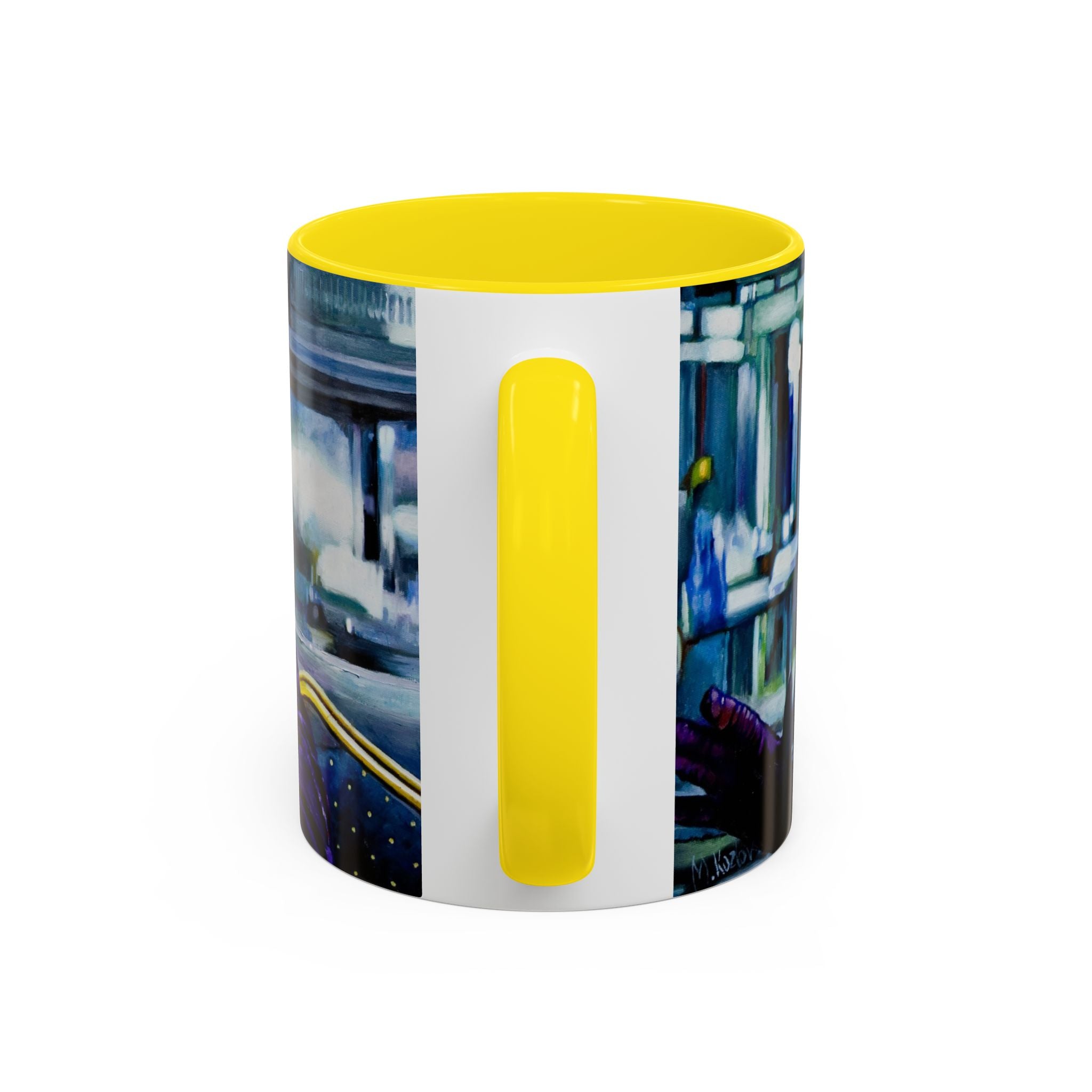 Dark Clown Villain Mug Hand-Painted Style Fan Art Pop Culture Coffee Cup  Comic Inspired Gift