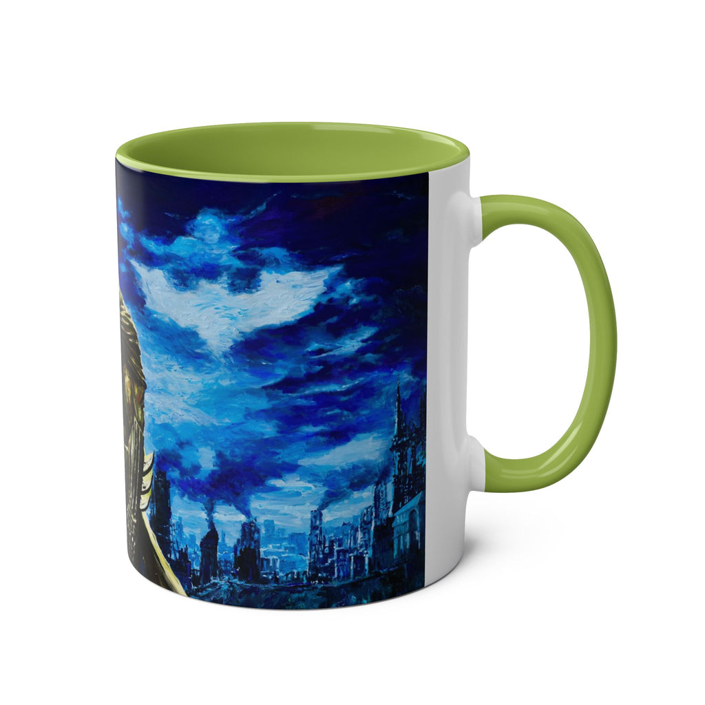 Batman Hero Abstract Two-Tone Coffee Mugs, 11oz