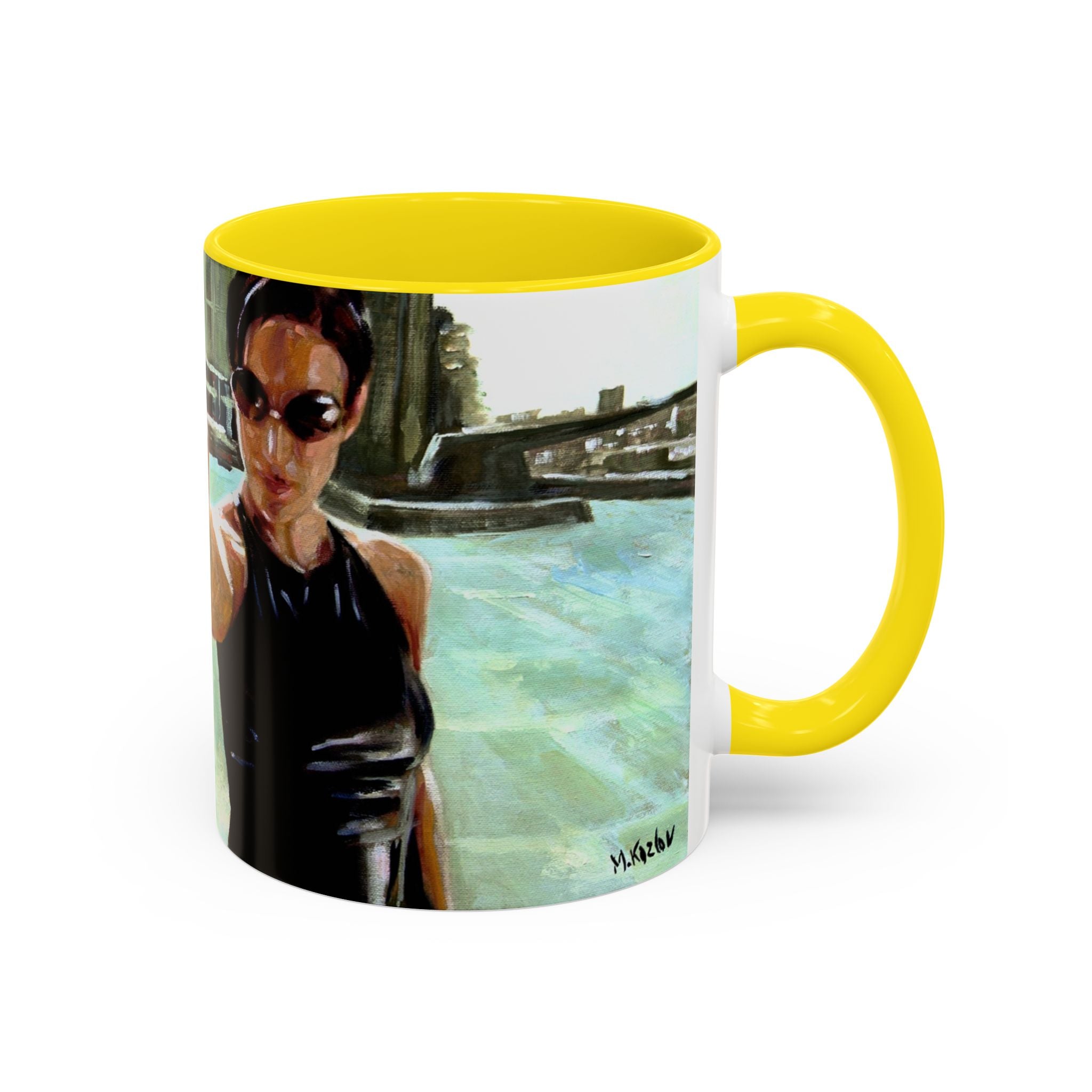 Coffee Mug, matrix movie cups trinity, Geek Gift, Cyberpunk Cup, Sci-Fi Fan Present, Film Lover Drinkware