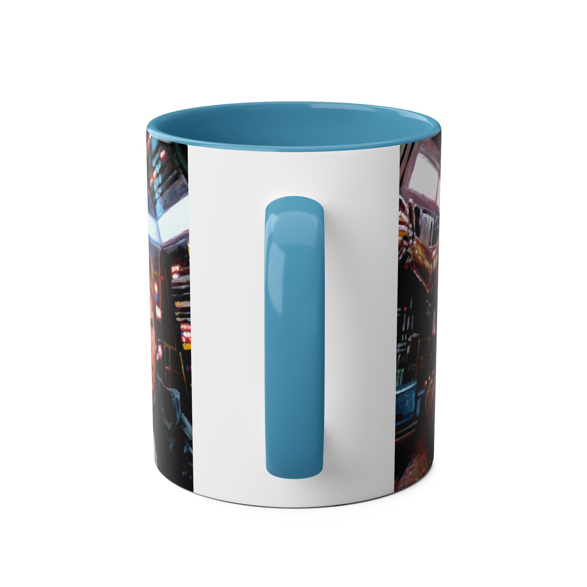 Starwars  Abstract -Star Wars Princess Leia 'Well Behaved'   Two-Tone Coffee Mugs, 11oz