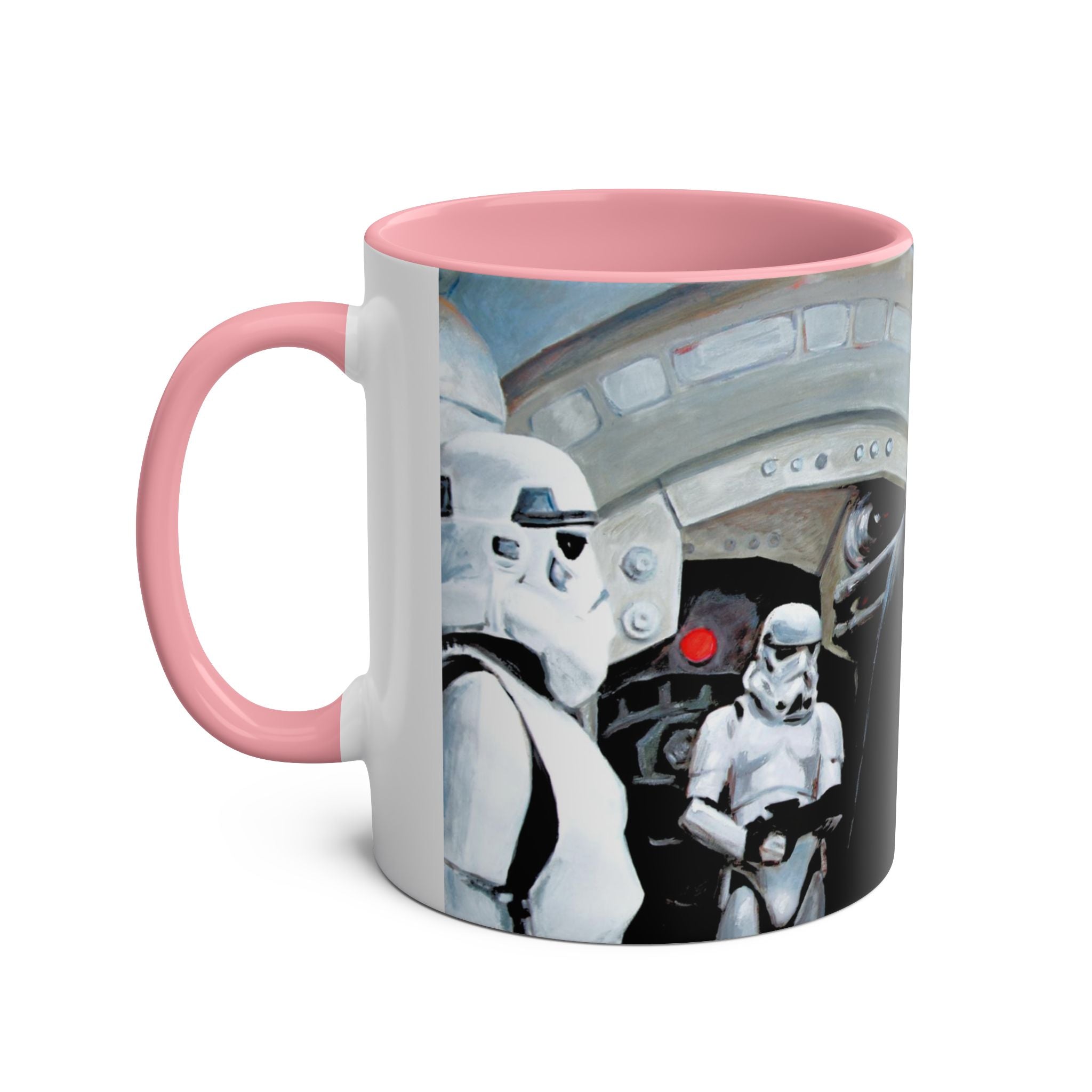 Darth Vader Abstract -Starwars- Art Mugs Two-Tone Coffee Mugs, 11oz