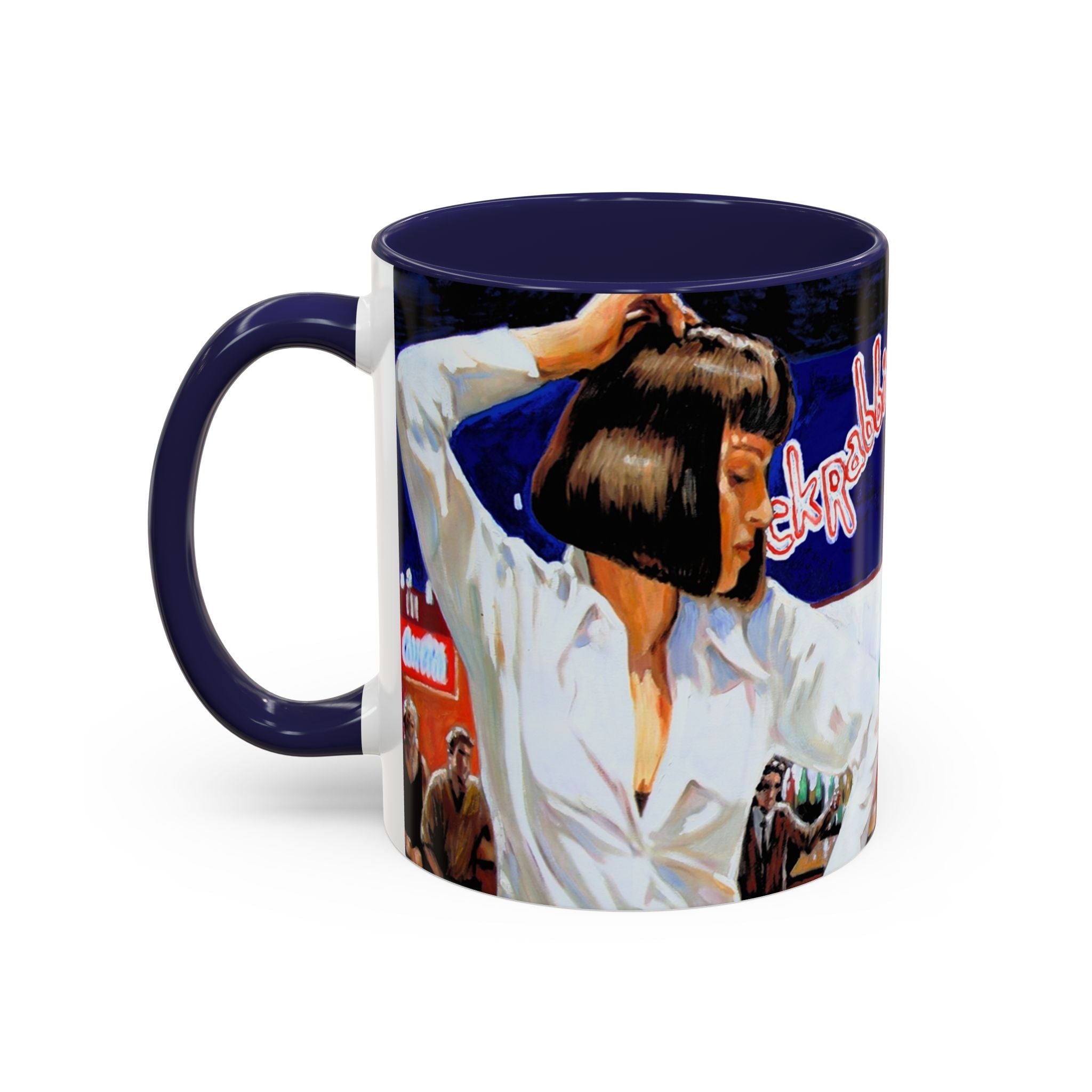 Pulp Fiction Dance Mug, Movie Lover Gift, Funny Movie Mug, Film Buff Cup, Novelty Gift, Cinematic Dishware