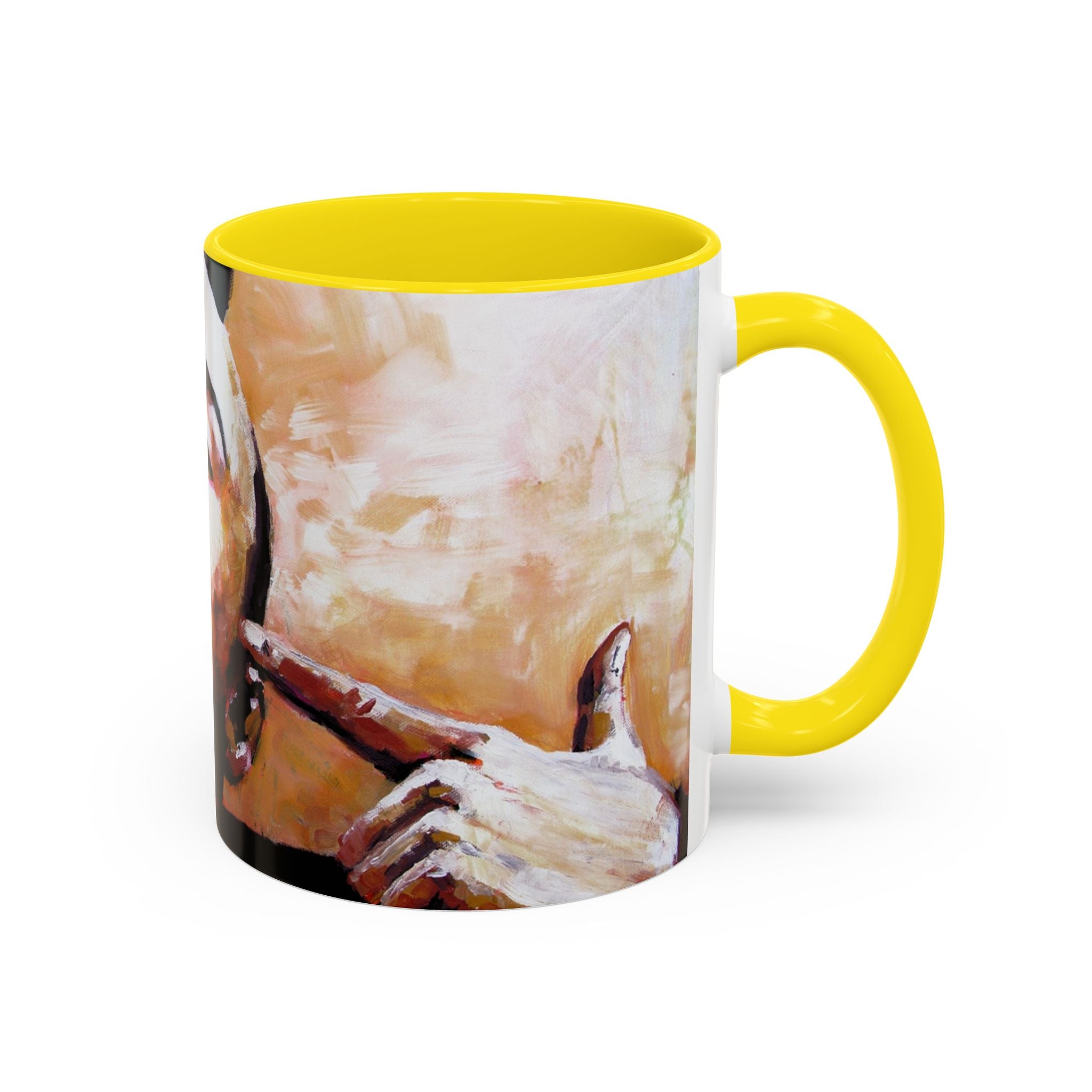 70s Retro Noir Cinema Coffee Mug – Classic Film Art Collage, Unique Movie Lover Gift