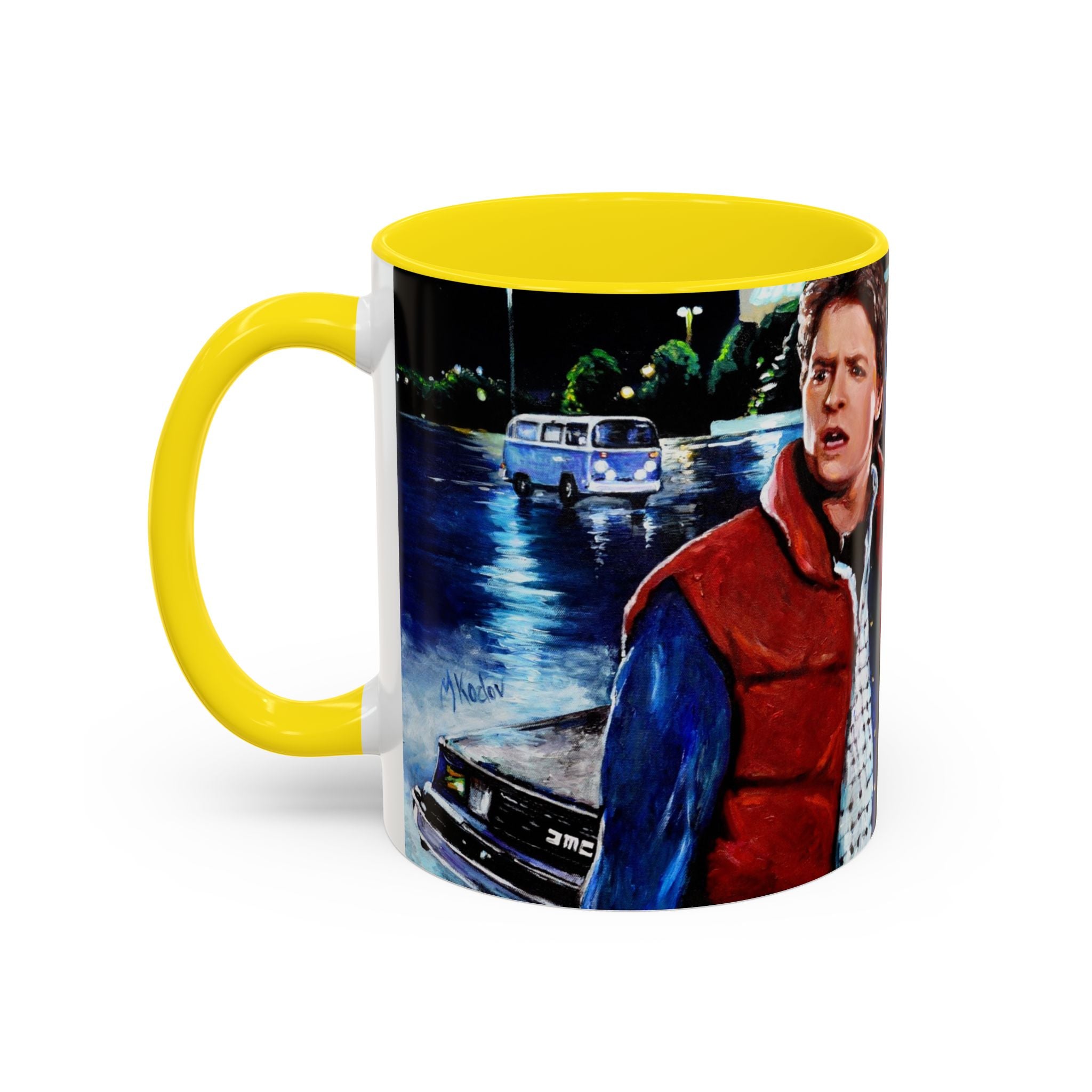 Retro Movie Accent Coffee Mug | Classic Film Mug | Gift for Movie Lovers, Unique Coffee Cup, Fan Merchandise, Collectible Mug