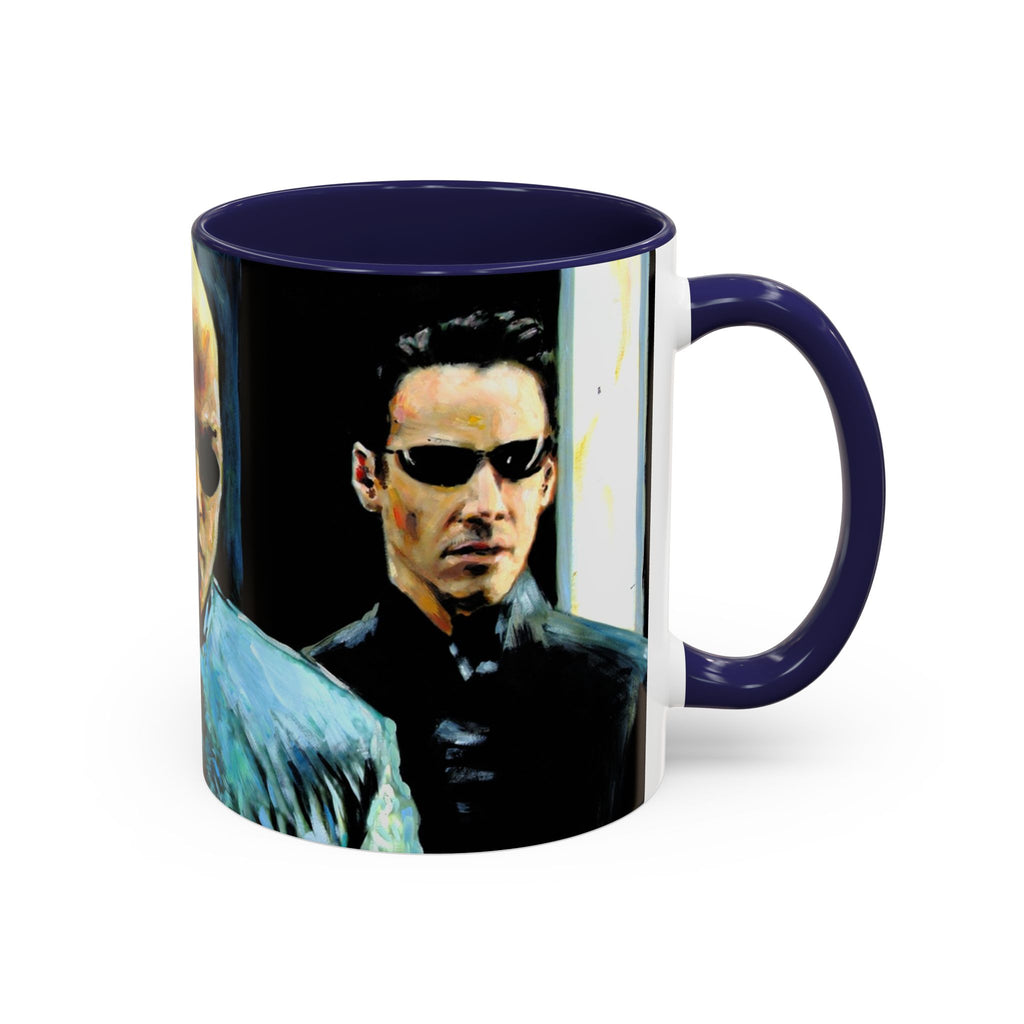 Coffee Mug, Matrix Movie Cups Morpheus Design, Unique Tea Cup Gift, Film Buff Present, Geeky Kitchen Decor, Sci-Fi Fan Mug, Movie Lover Gift