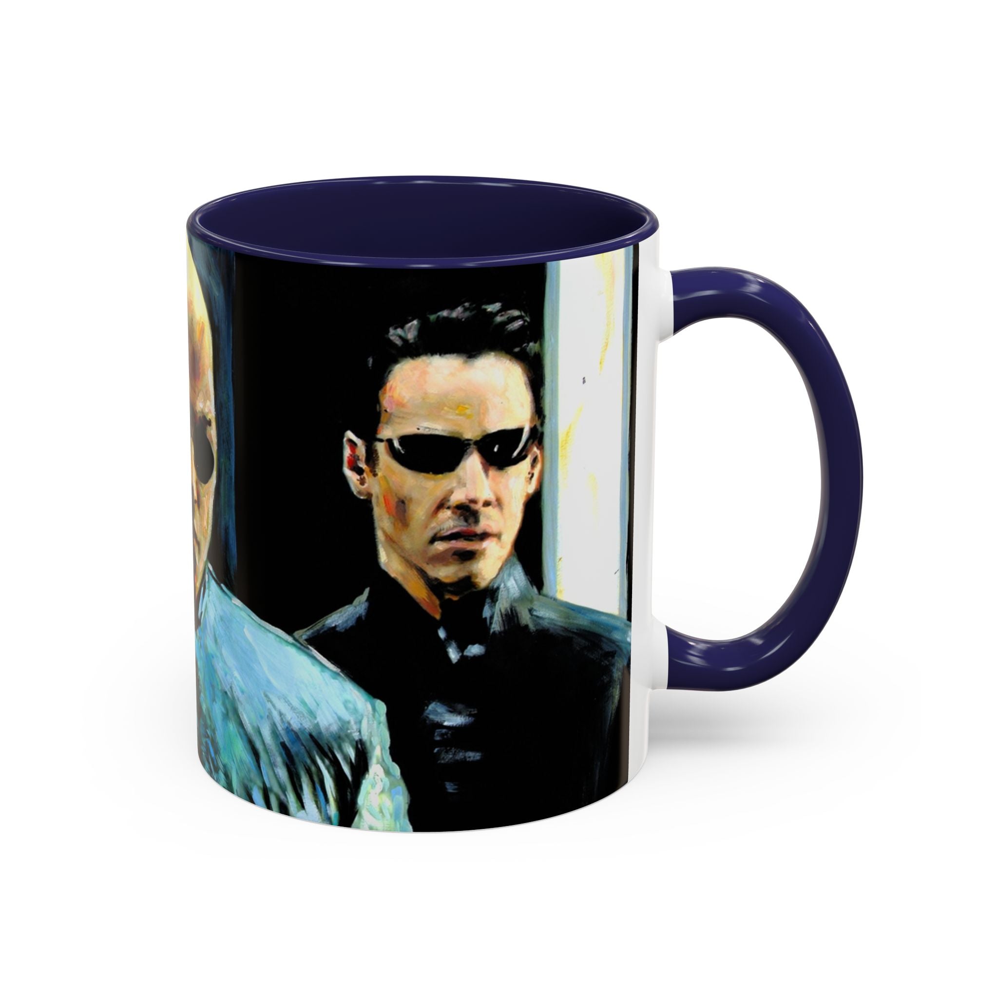 Coffee Mug, Matrix Movie Cups Morpheus Design, Unique Tea Cup Gift, Film Buff Present, Geeky Kitchen Decor, Sci-Fi Fan Mug, Movie Lover Gift