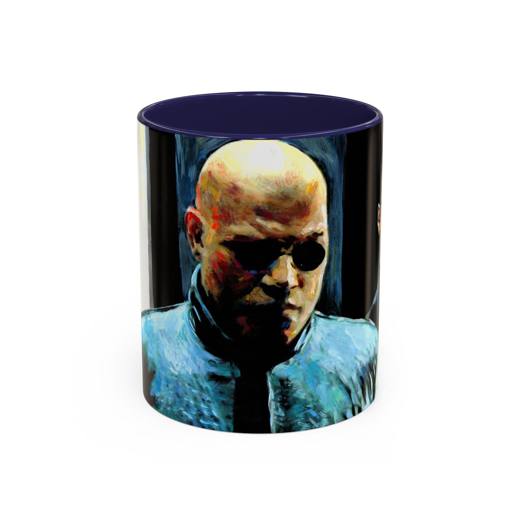 Coffee Mug, Matrix Movie Cups Morpheus Design, Unique Tea Cup Gift, Film Buff Present, Geeky Kitchen Decor, Sci-Fi Fan Mug, Movie Lover Gift