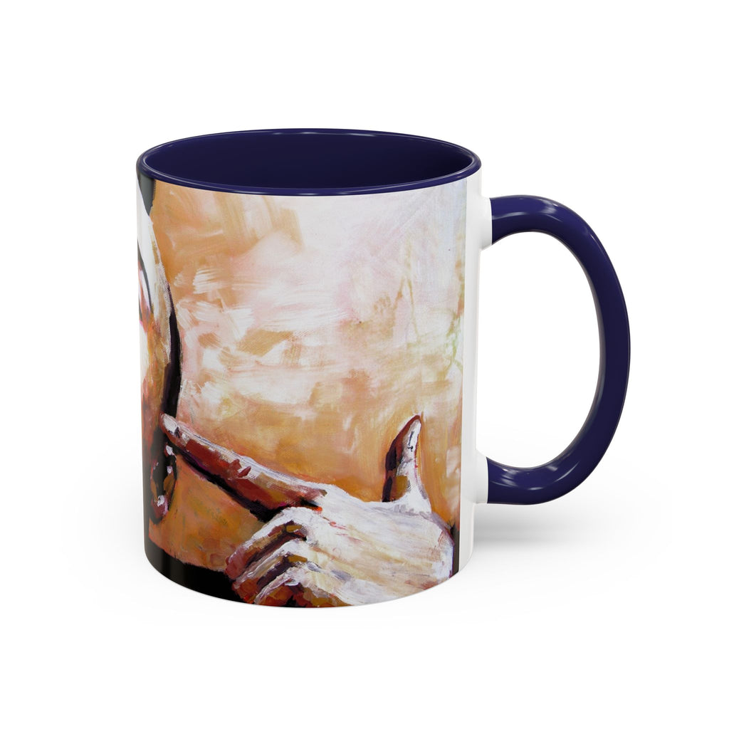 70s Retro Noir Cinema Coffee Mug – Classic Film Art Collage, Unique Movie Lover Gift