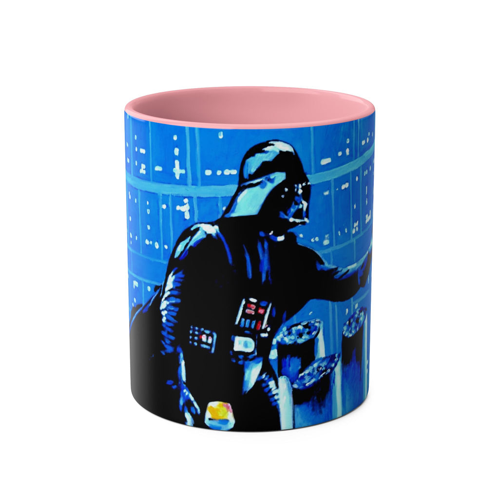 Darth Vader Abstract - Starwars- Art mugTwo-Tone Coffee Mugs, 11oz