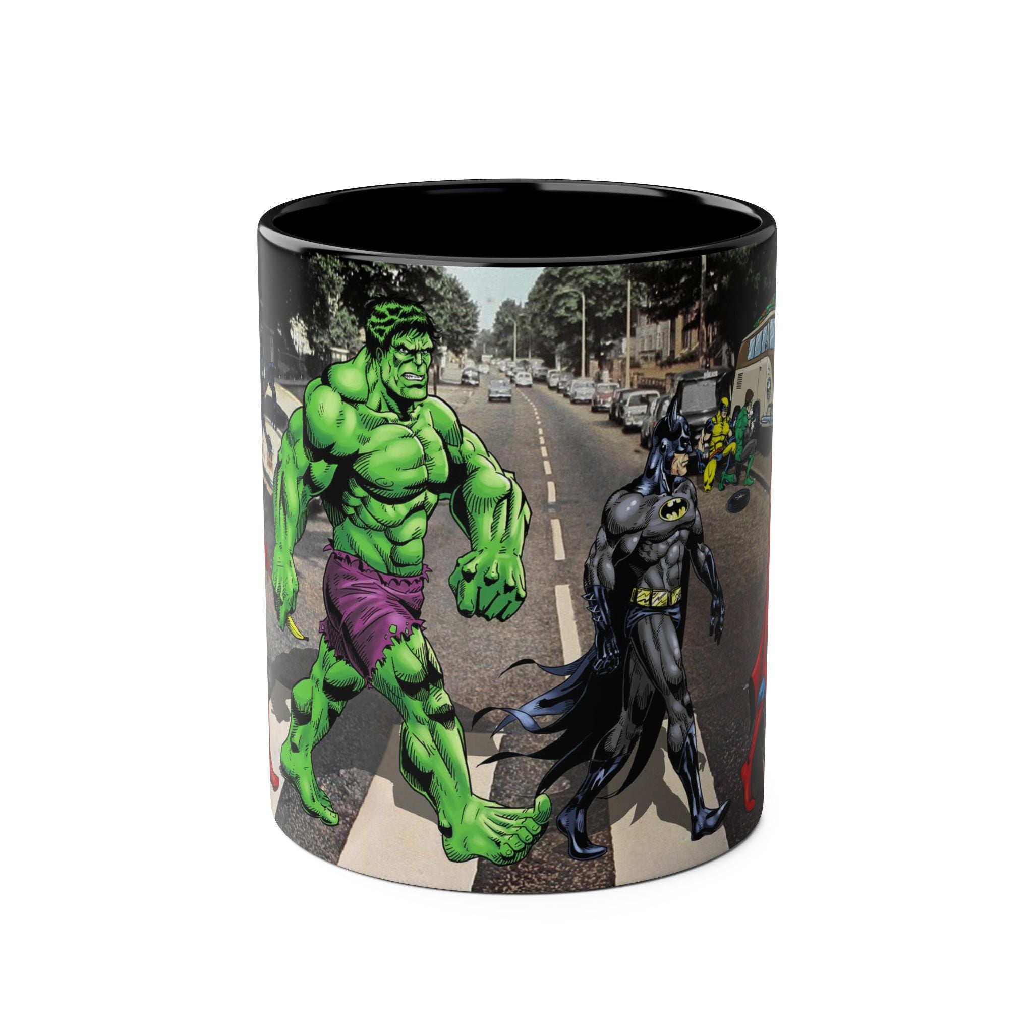 Marvel Hulk Two-Tone Coffee Mug – Superhero Fan Gift, 11oz Ceramic Cup